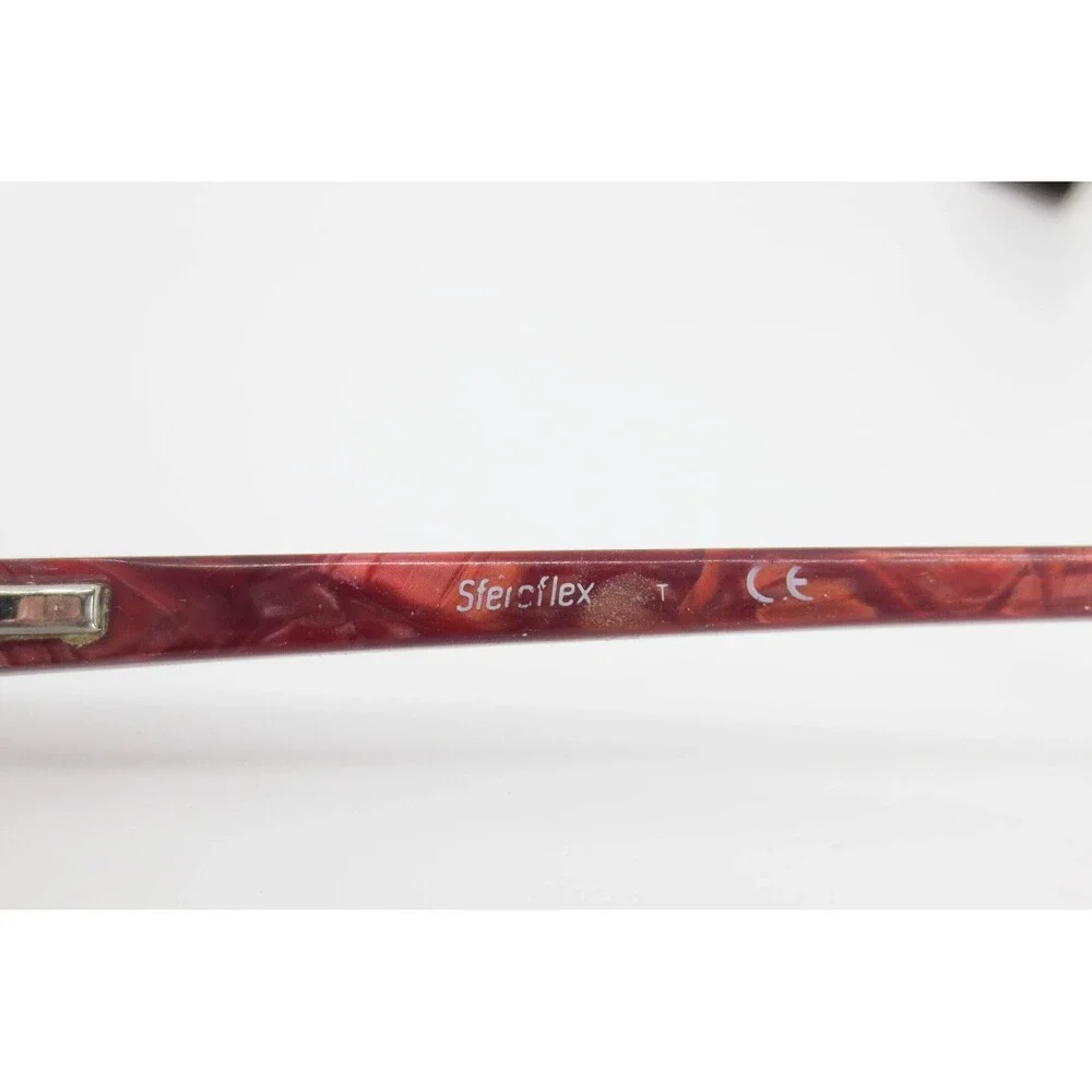 Sferoflex 2572 489 Lavender Purple Burgundy Marbled Eyeglasses Frames 52-16-135